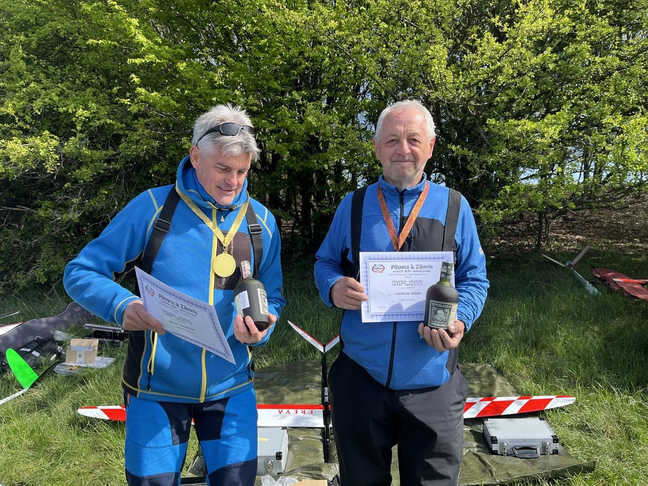 PaZ 2025 - poradie/order 1. Miloš Hudcovič, 2. Robo Bartok, 3. Laco Vašek